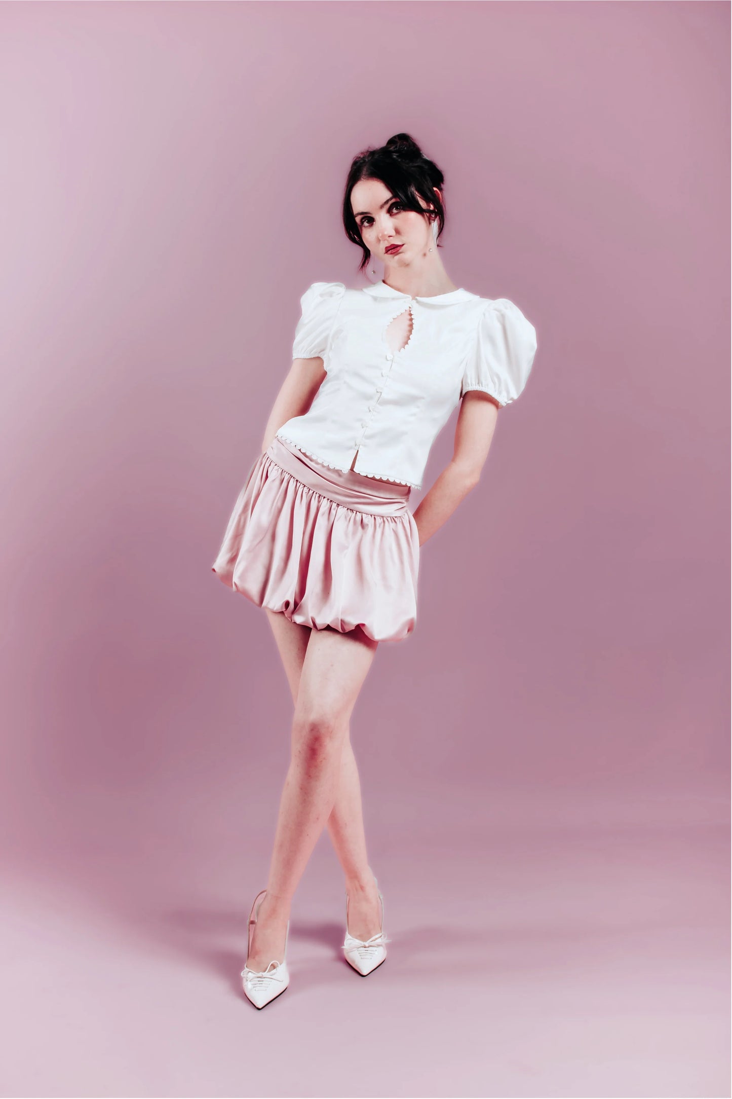 Fiona Satin Blouse