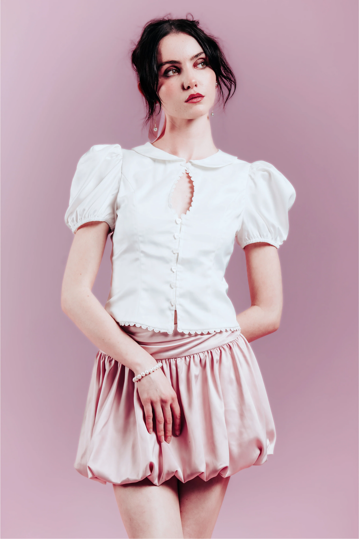 Fiona Satin Blouse