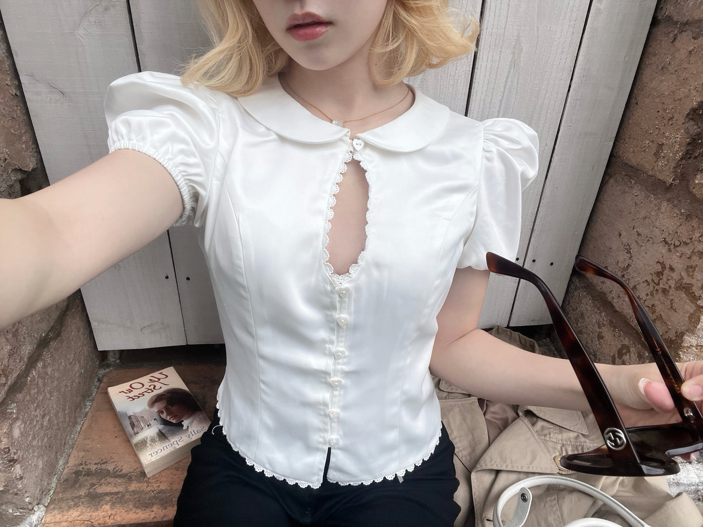 Fiona Satin Blouse