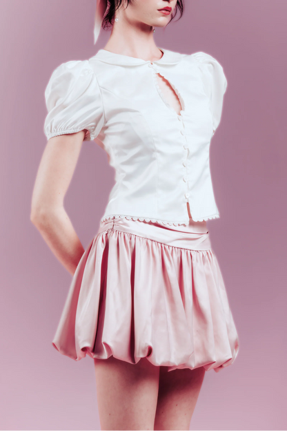 Emma Bubble Skirt - Bubblegum